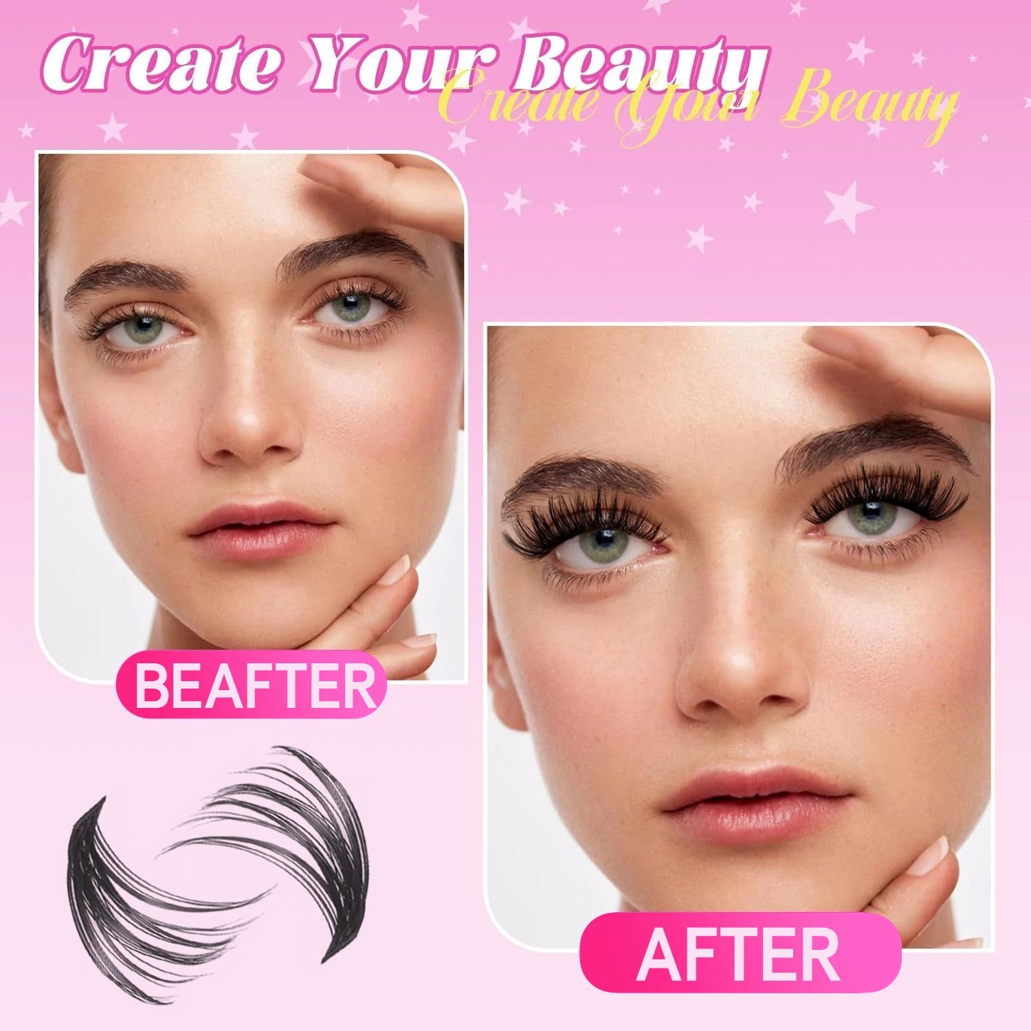 cluster lashes