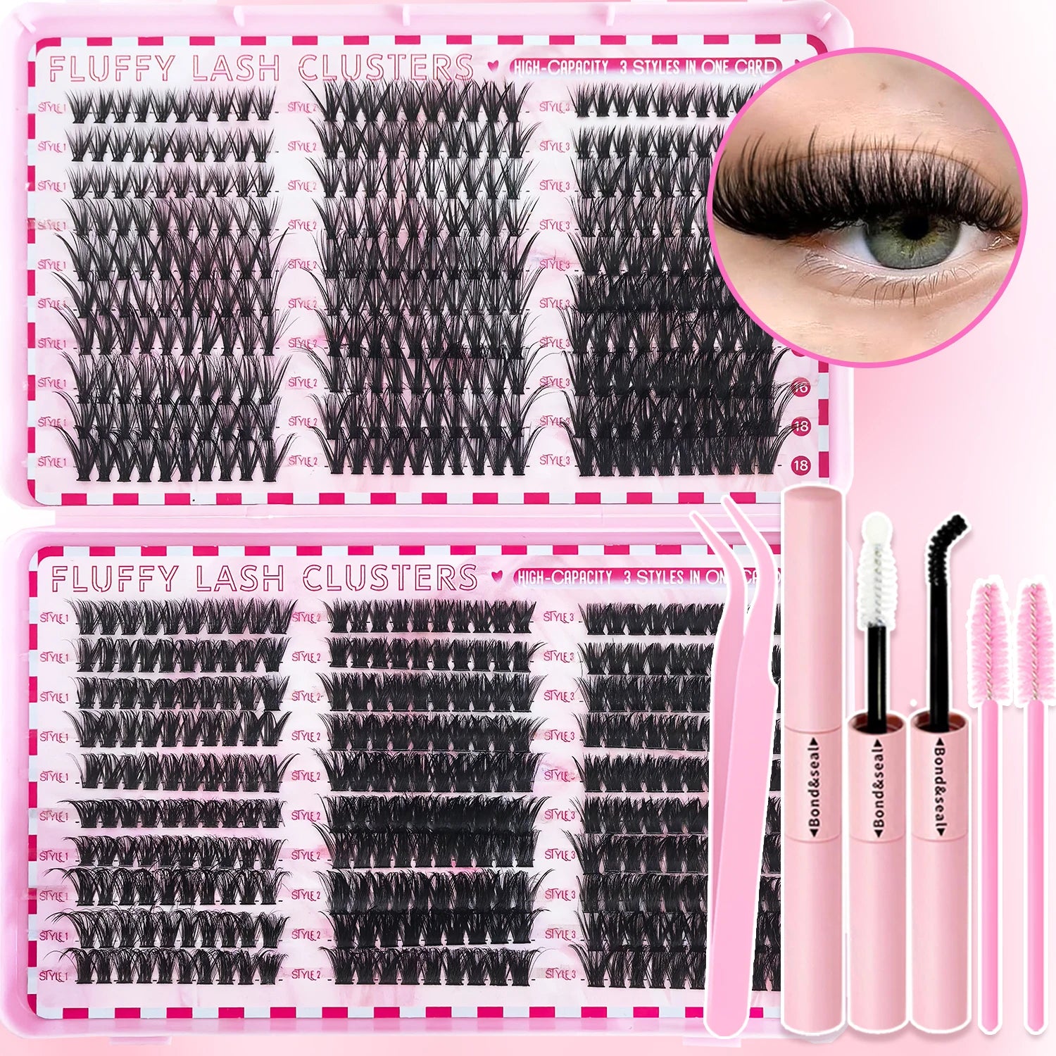 cluster lashes