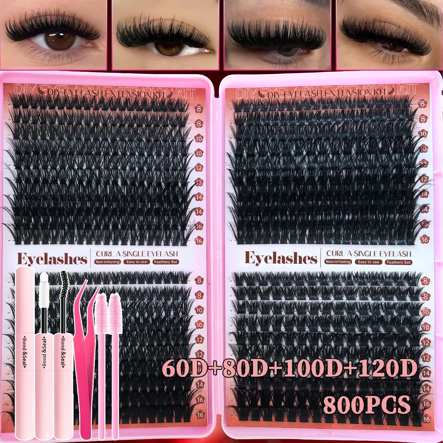 cluster lashes