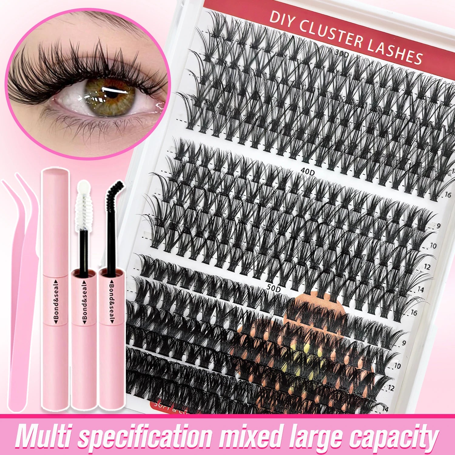 cluster lashes