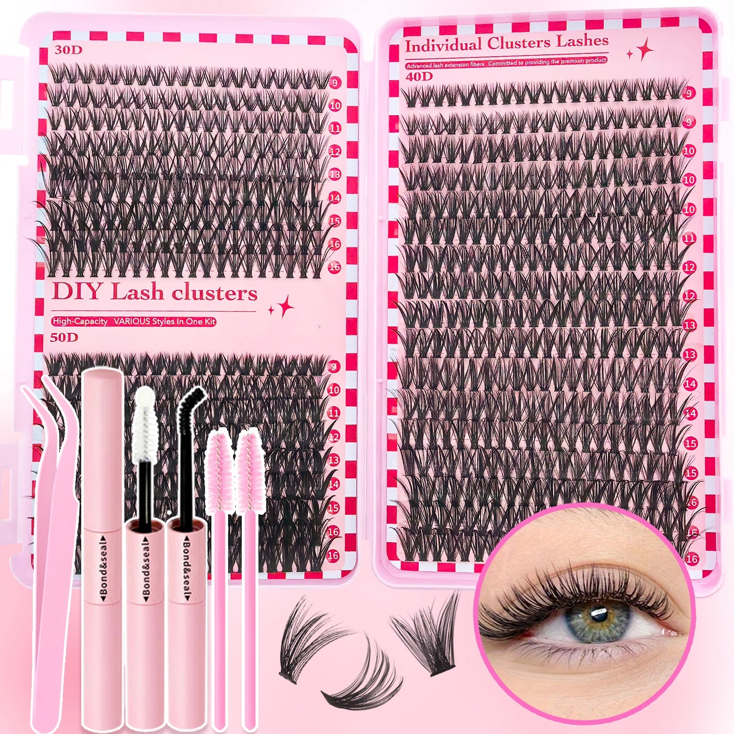 cluster lashes