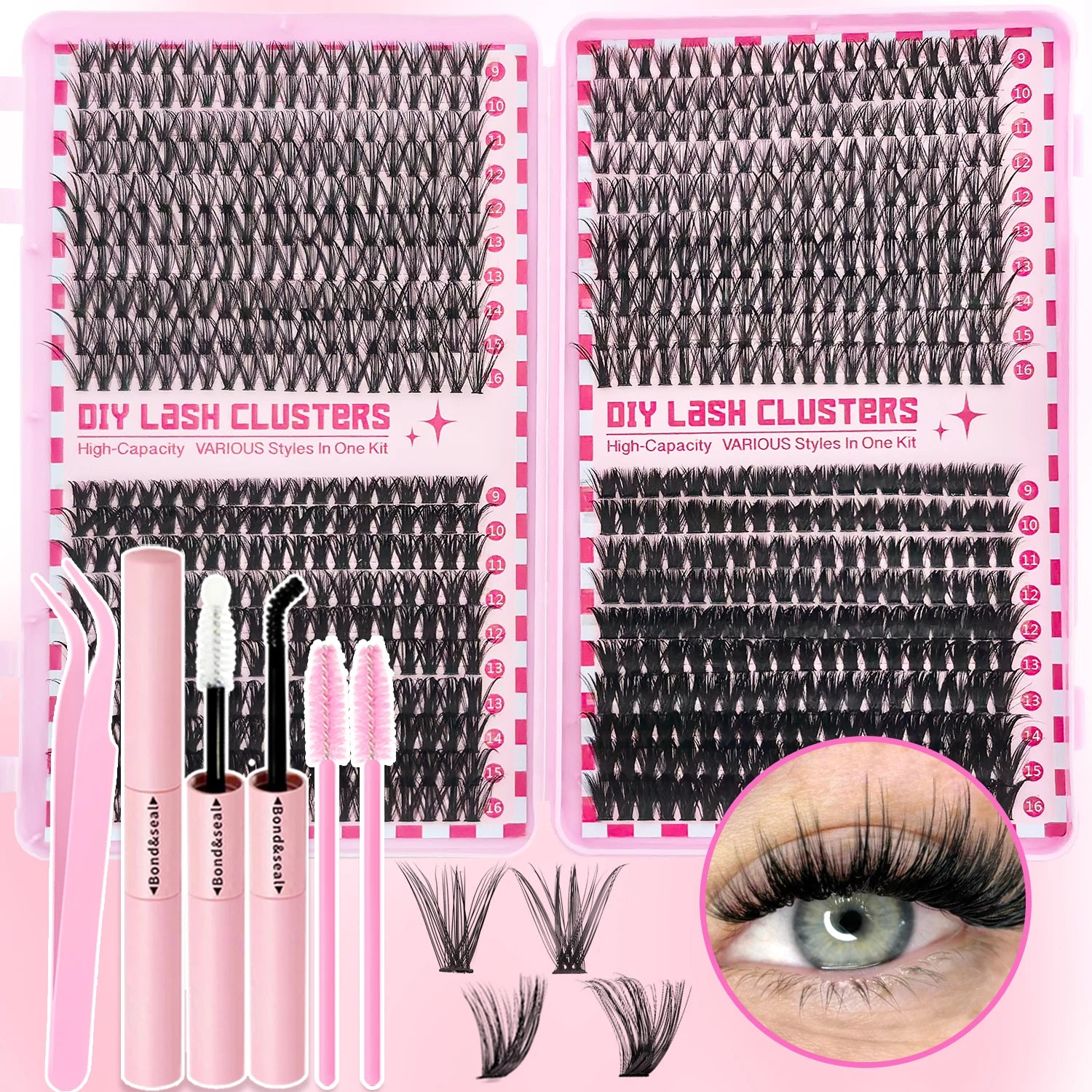 cluster lashes
